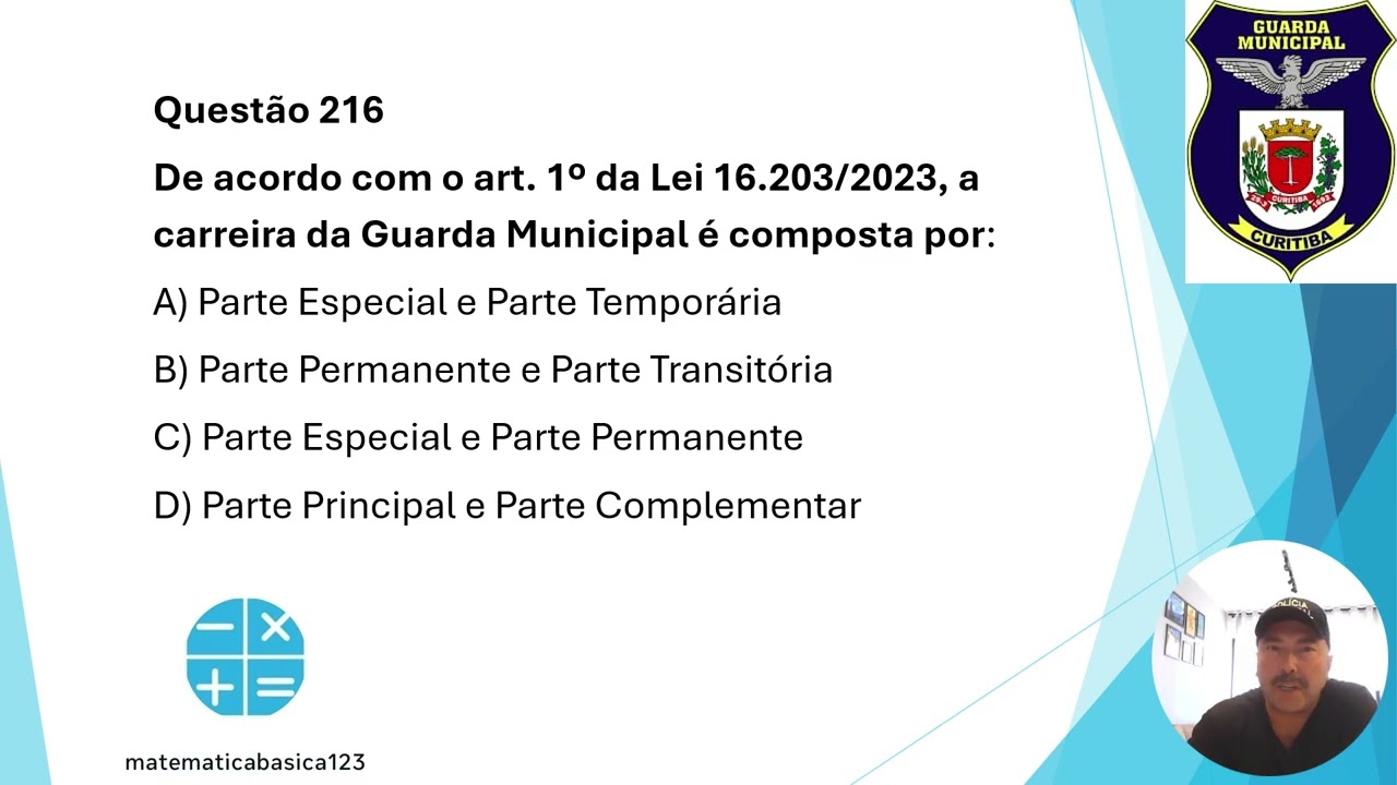 Concurso guarda municipal de curitiba Lei Municipal nº 16.203/2023 - Plano de Carreira 