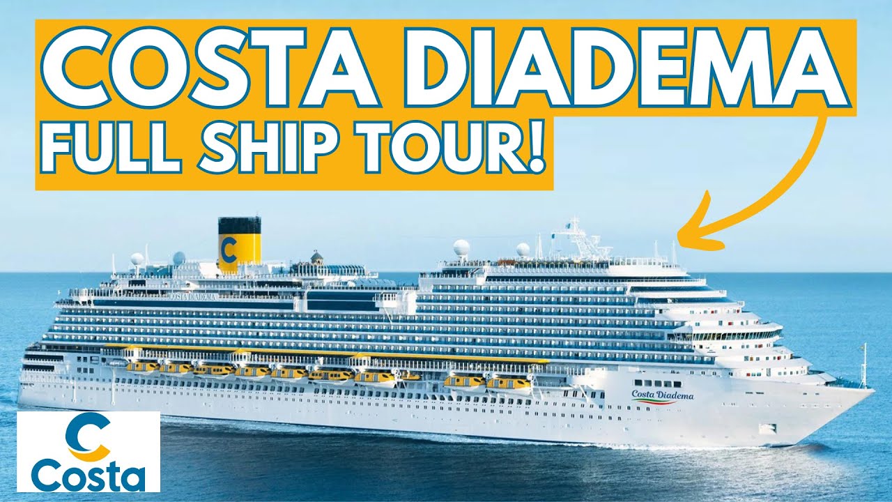 Costa Diadema FULL SHIP TOUR! DECK by DECK! Totally UNIQUE?