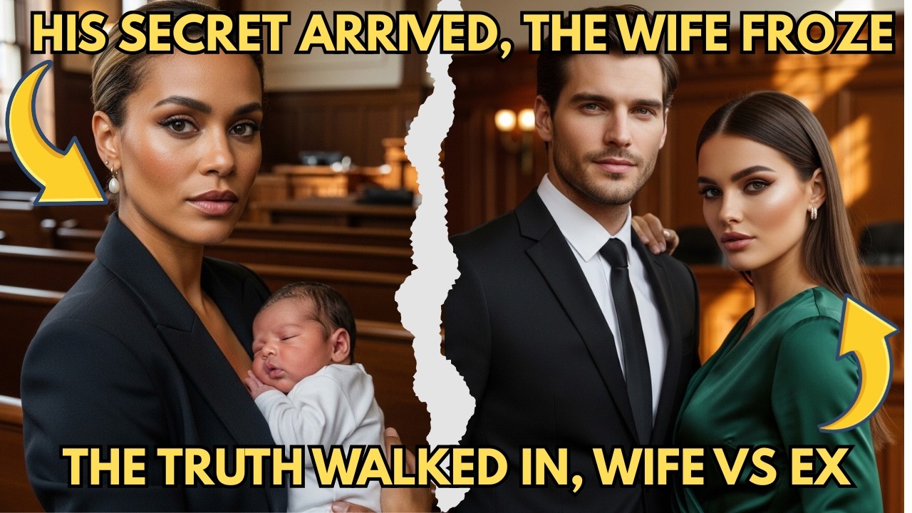 The Ex Arrived For the Divorce With a New Born  The Billionaire CEO Sat There With His Wife Shocked
