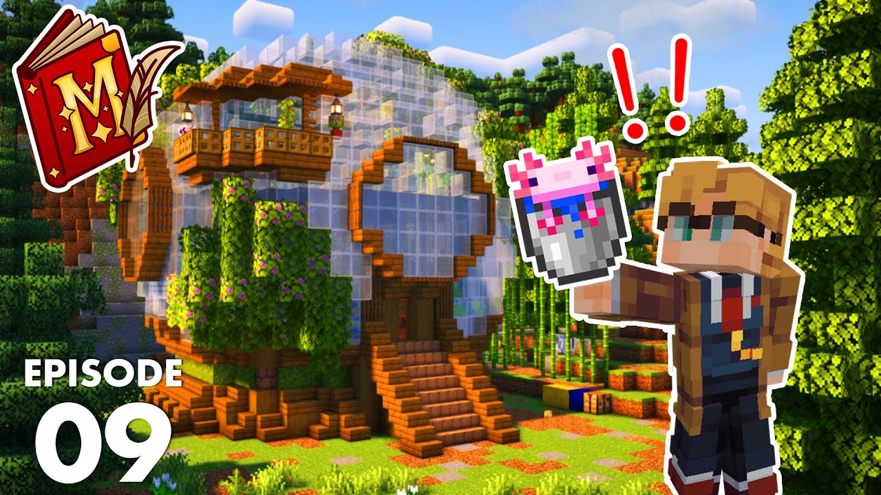 Minecraft Misadventures: Episode 9 | The Axolotl Tank!