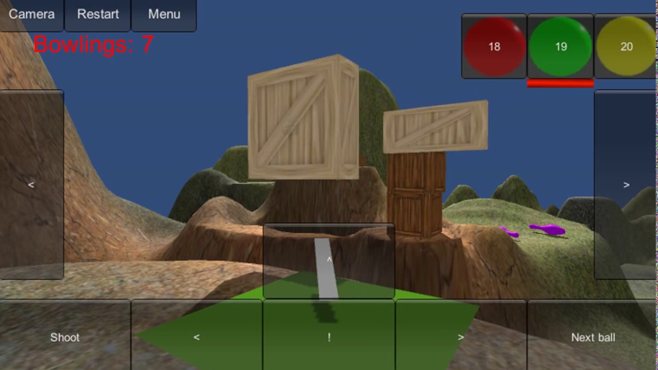 Space bowling - Android game