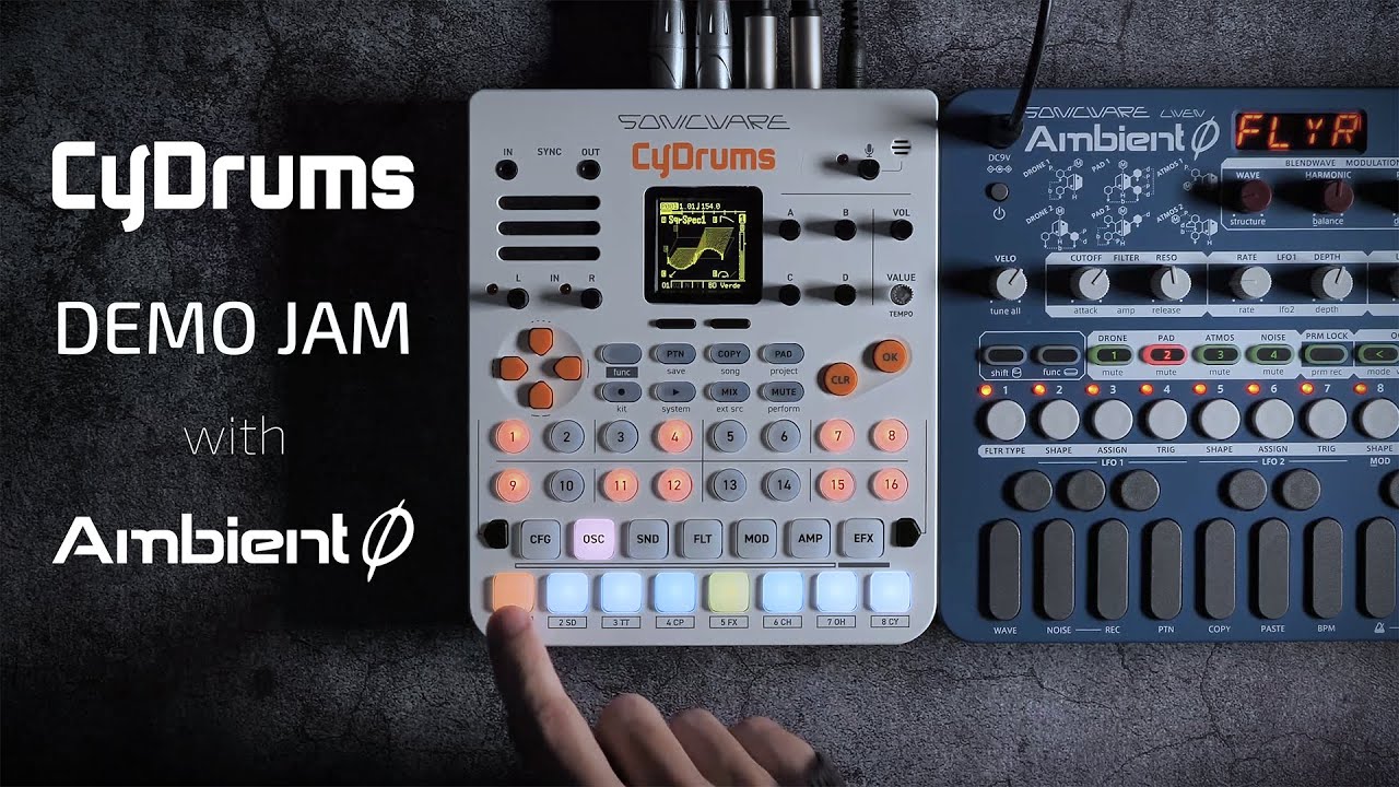 CyDrums | Expressive Drum Synthesizer [DEMO JAM 2 with Ambient Ø]