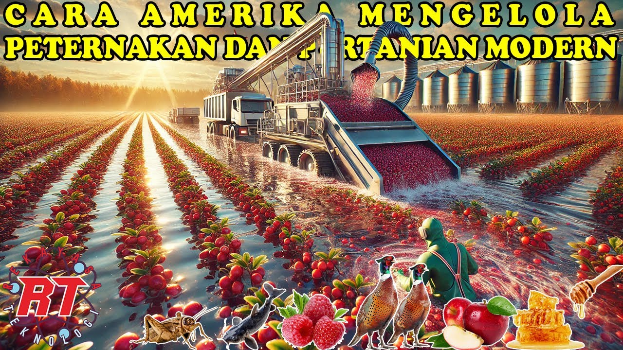 RAHASIA SUKSES PERTANIAN & PETERNAKAN DI AMERIKA! TEKNOLOGI DAN INOVASI TERKINI!