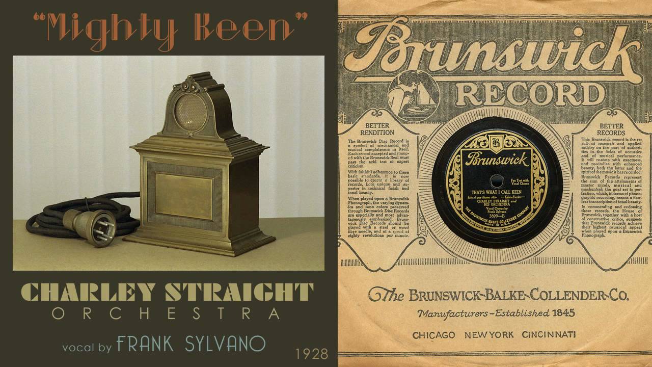 1928, That's What I Call Keen, My Ohio Home, Charley Straight Orch. HD 78rpm