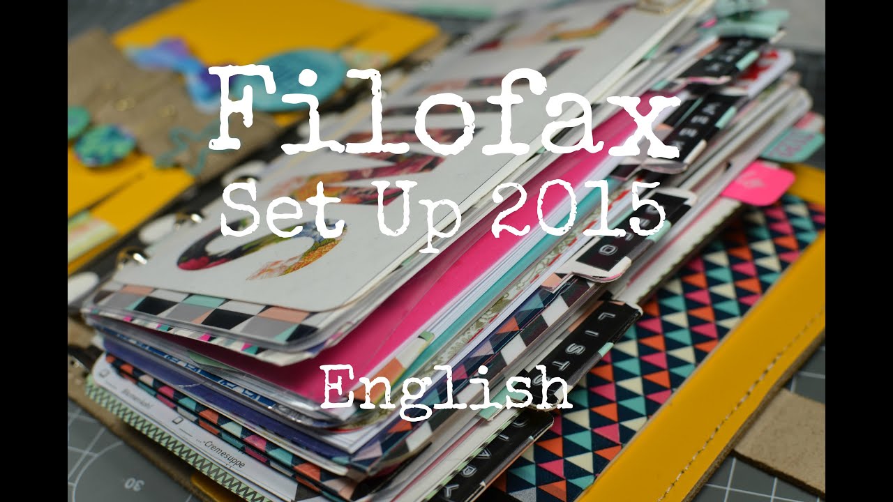 Filofax Planner Set up 2015 {[English]}