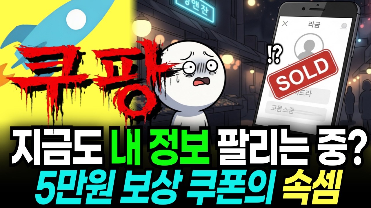 쿠팡 5만원 쿠폰의 속셈 | 지금도 내 정보 팔리는 중