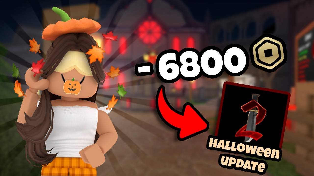 Je dépense TOUS mes ROBUX dans l'UPDATE d'HALLOWEEN sur MURDER MYSTERY 2 😱 (mm2)