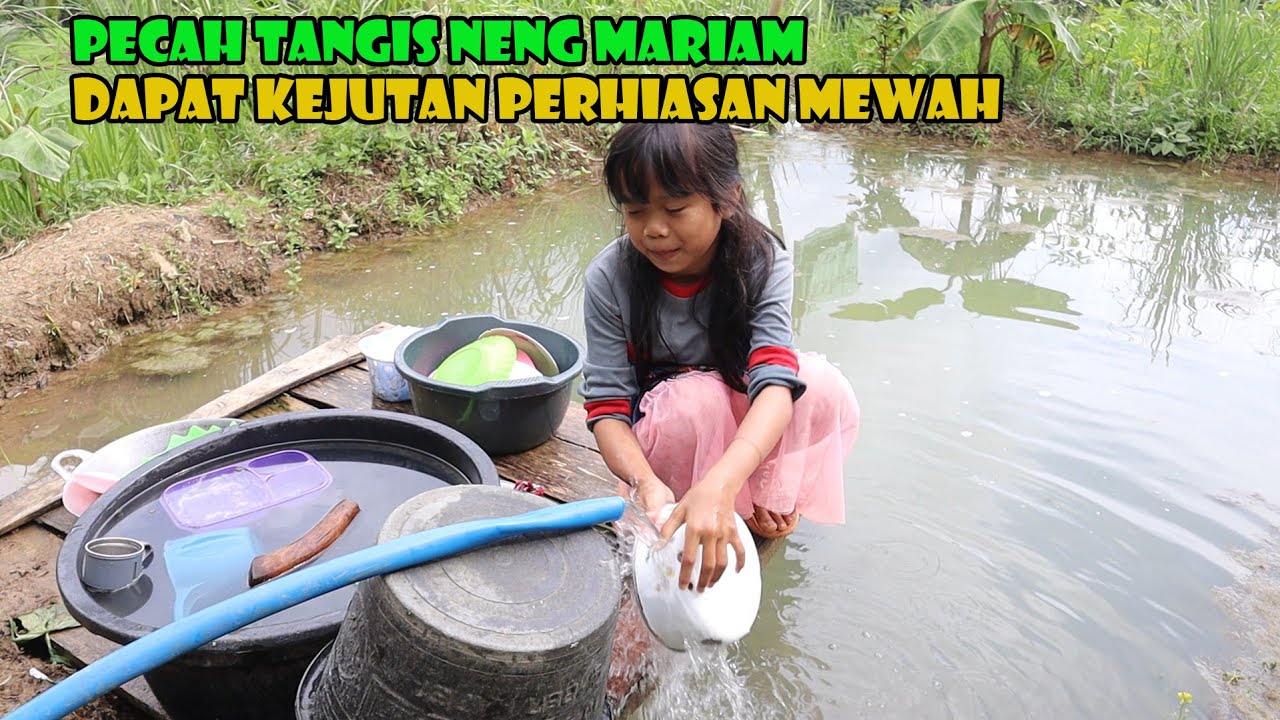 Pecah Tangis Neng Mariam. Impian Menjadi Kenyataan..Dapat Kiriman Emas Mewah..