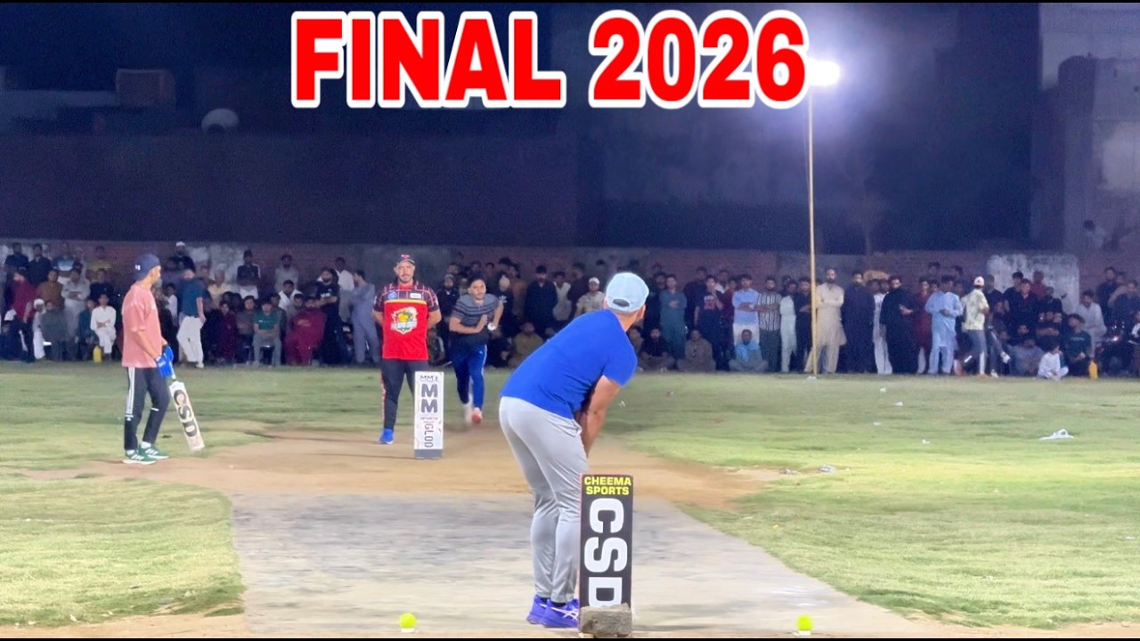 ONE OF THE BEST FINAL MATCH IN TAPE BALL CRCKET HISTORY TAMOUR MIRZA VS CHOTA MUNEEB ZAINI VS SAMAD