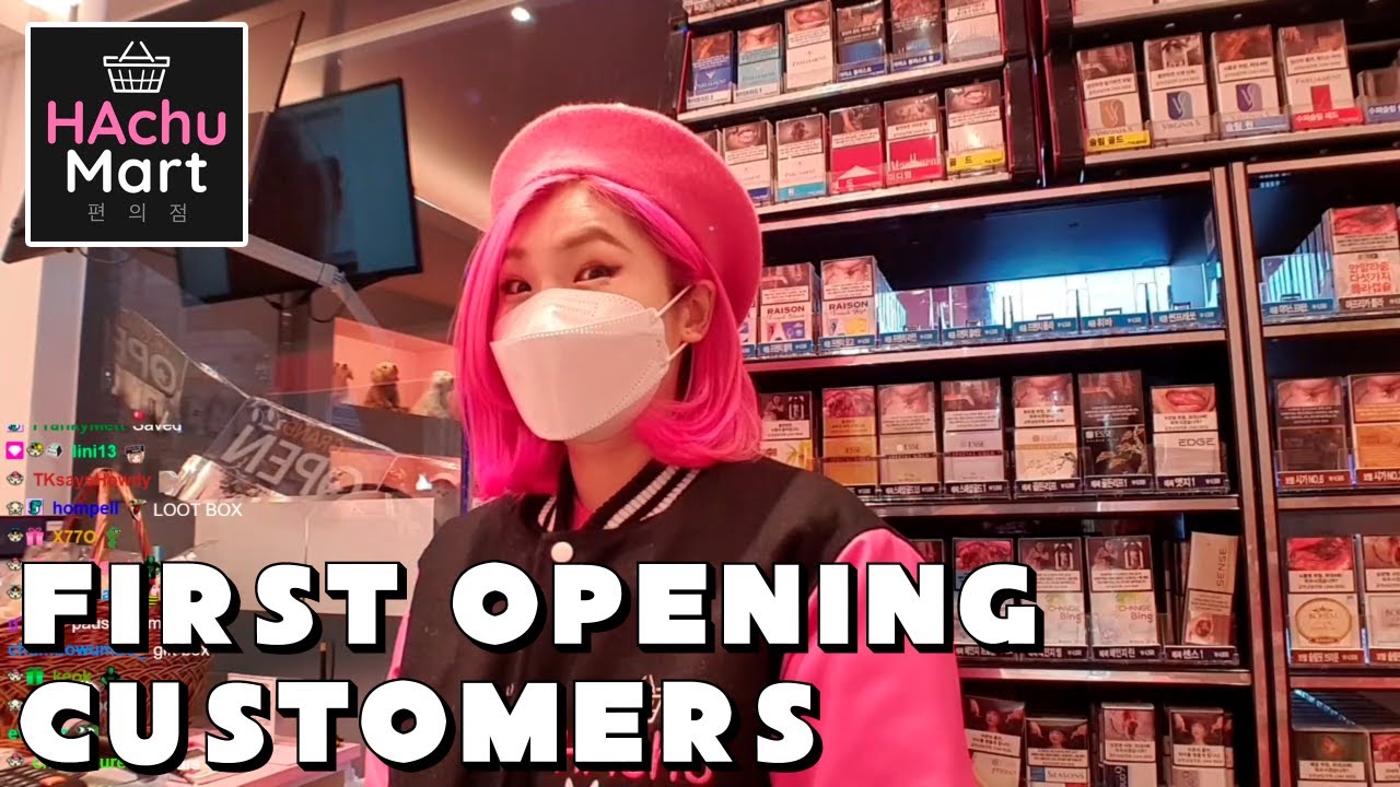 [Jan 29th, '21] First opening, first customers - HAchuMart