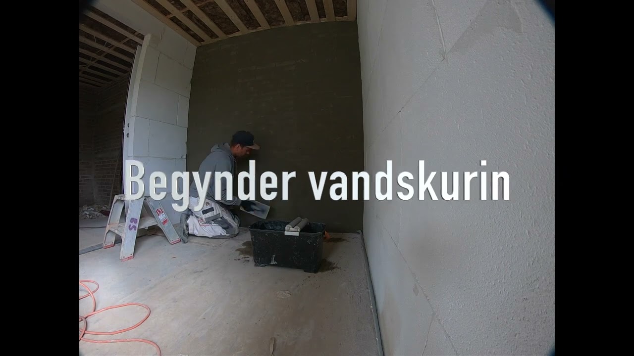 vandskuring væg