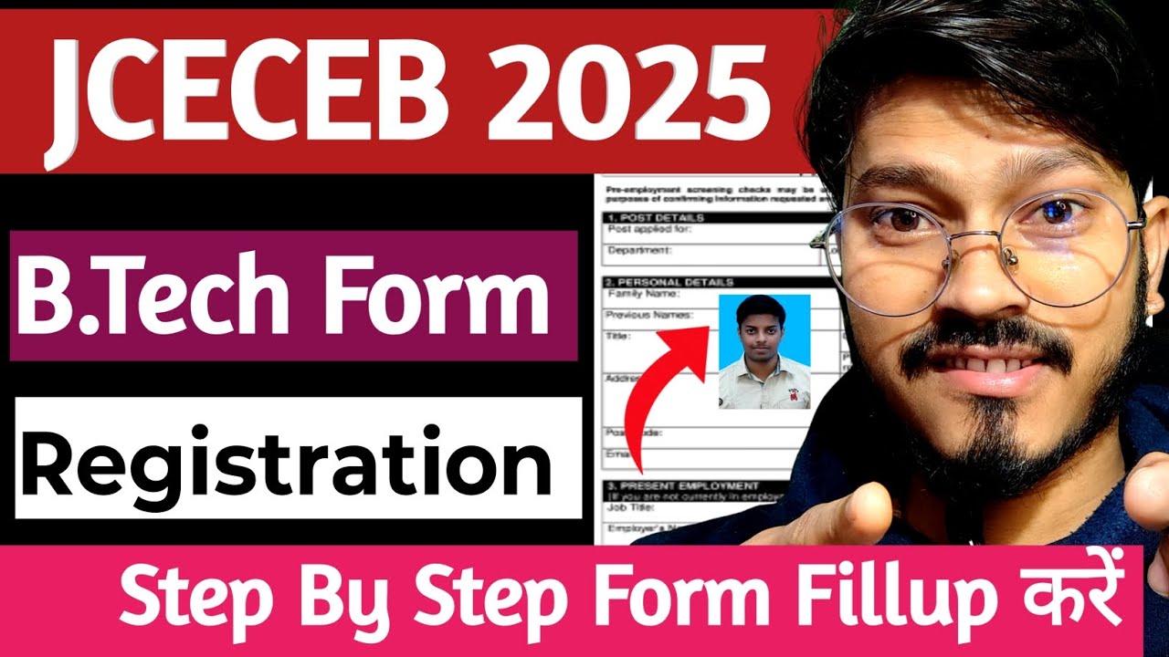 🔴JCECEB 2025 | How to fill form. Step by step form fillup jceceb counseling | jceceb 2025