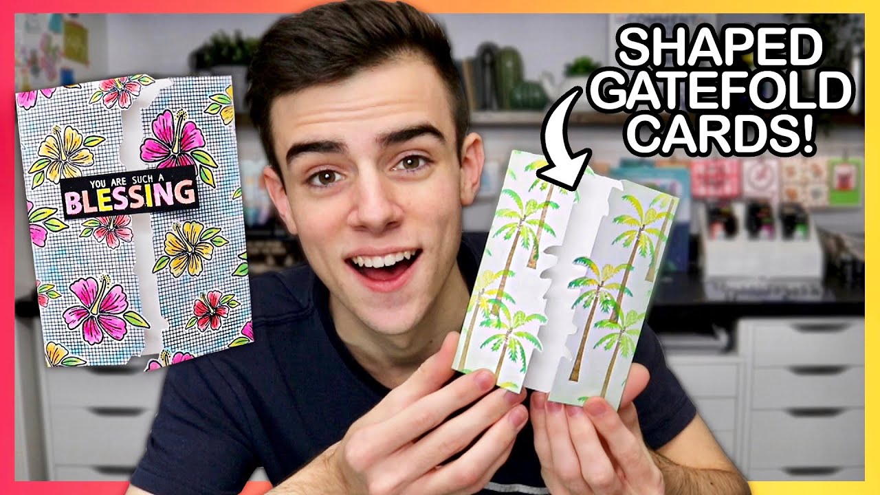 How To Make Shaped Gatefold Cards!
