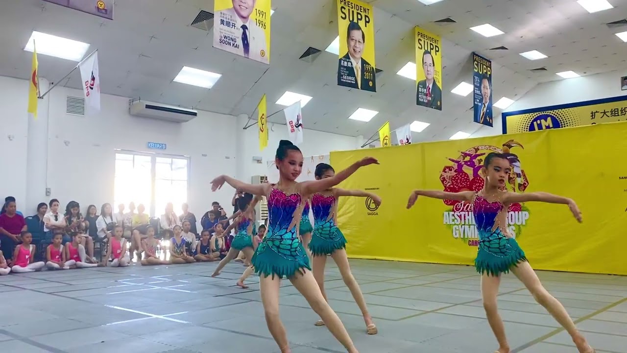 Aesthetic Group Gymnastics (AGG) Malaysia Kinder AGG NAD Group Sarawak Dance