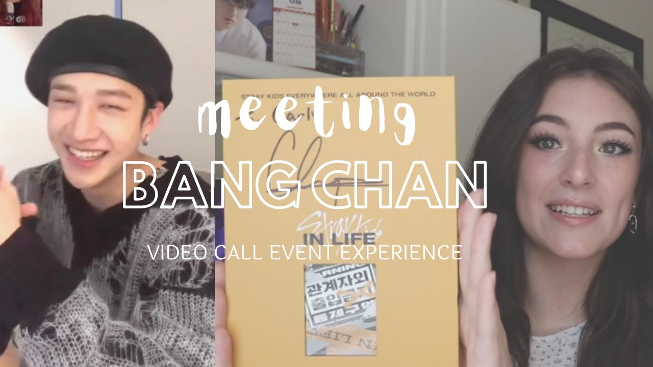 meeting bang chan from stray kids | kpop video call event experience