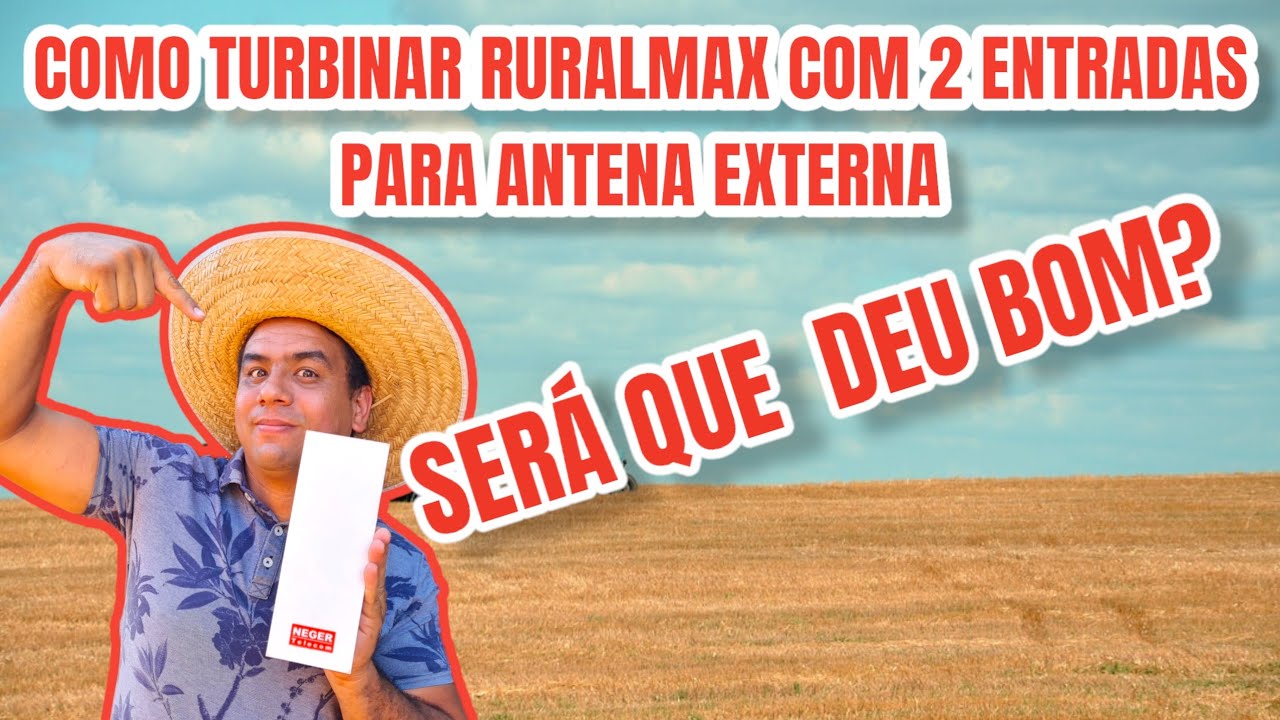 COMO ADAPTAR ANTENAS EXTERNAS NO RURALMAX