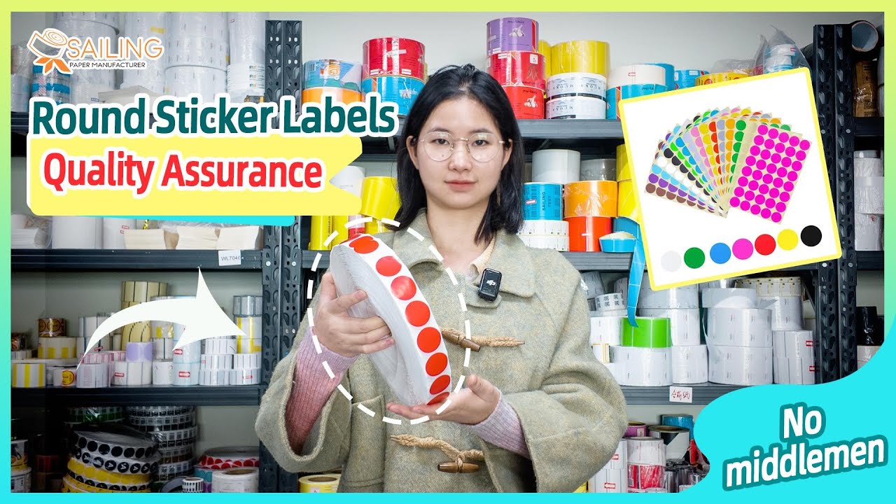 Round Sticker Label Testing Process | Quality You Can Trust