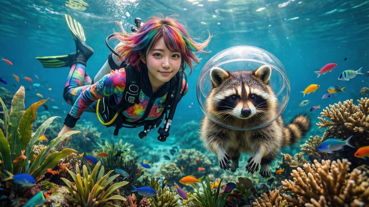 RACCOON PAWS - Music from the Edge of the Deep Space Ocean | 1 hour mix stream-friendly free to use