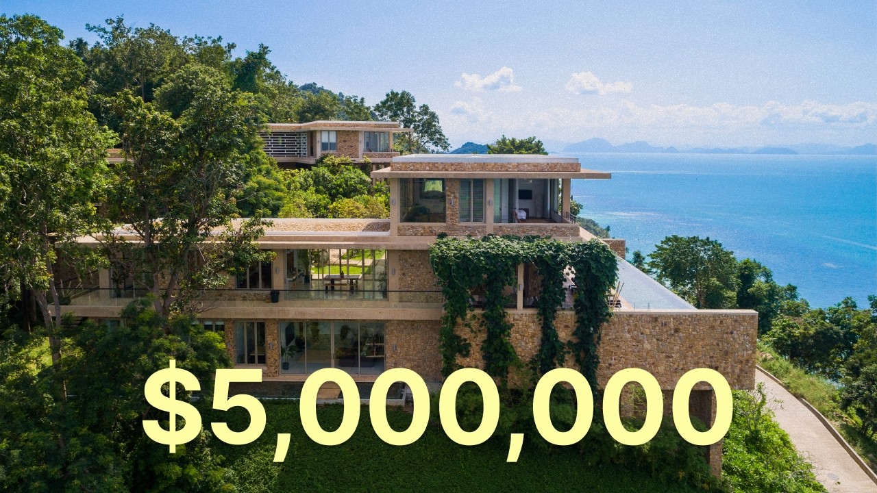Inside a $5,000,000 Ultra Luxury Villa with Panoramic Sea Views in Koh Samui | Villa Baan Sang
