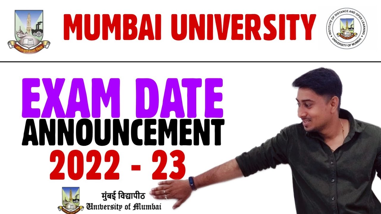 Mumbai University Exam Date 2022-23 | idol exam date announcement