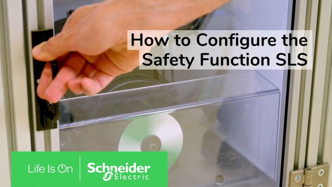 How to Configure the Safety Function SLS for the Safety Module VW3A3802 | Schneider Electric Support