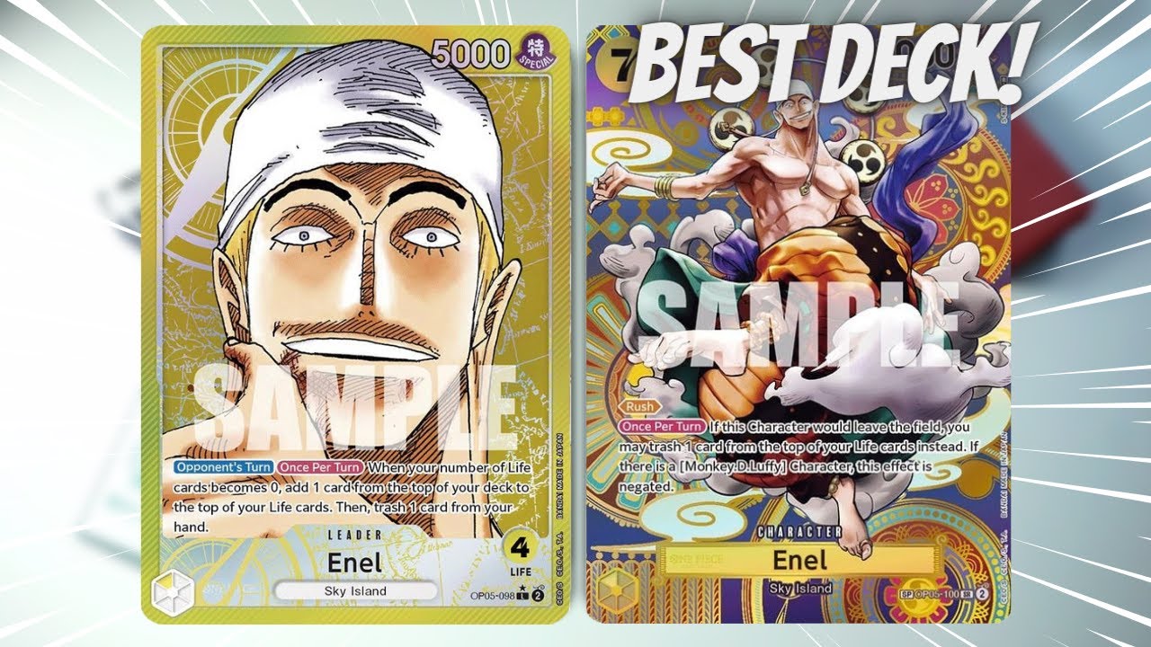 BEST DECK OF THE FORMAT Enel OP05   One Piece TCG Deck Profile