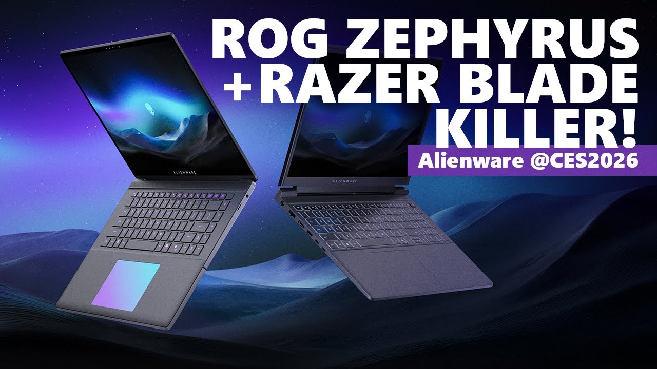 Alienware goes OLED and after the ROG Zephyrus @CES2026