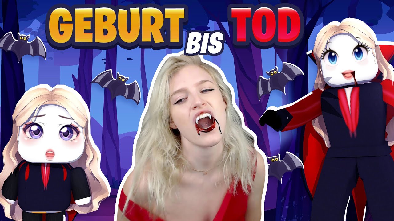 GEBURT bis TOD als VAMPIR in BROOKHAVEN! - Roblox Brookhaven RP