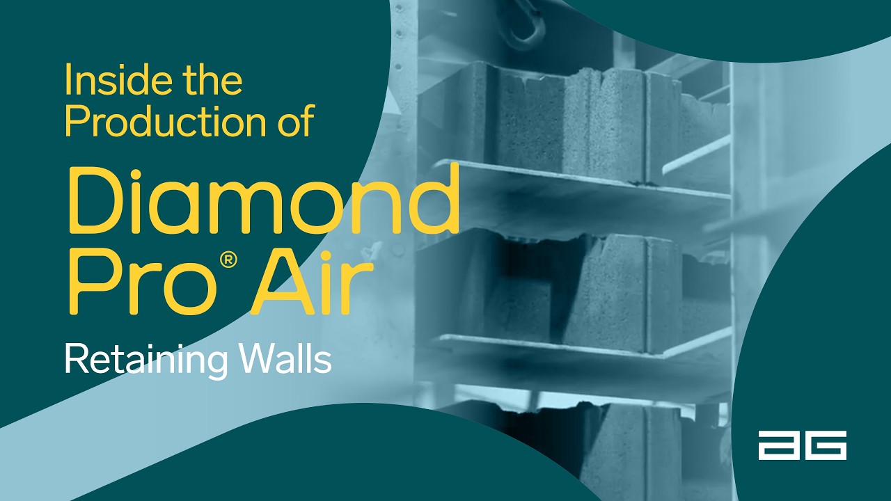 Inside the Production of Diamond Pro&reg; Air Retaining Walls