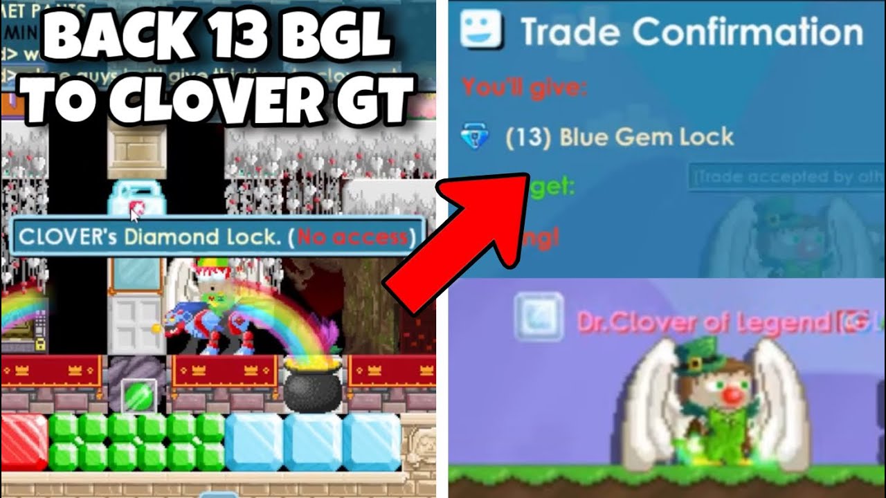 back 13 bgl to clover of legend after 2 years...