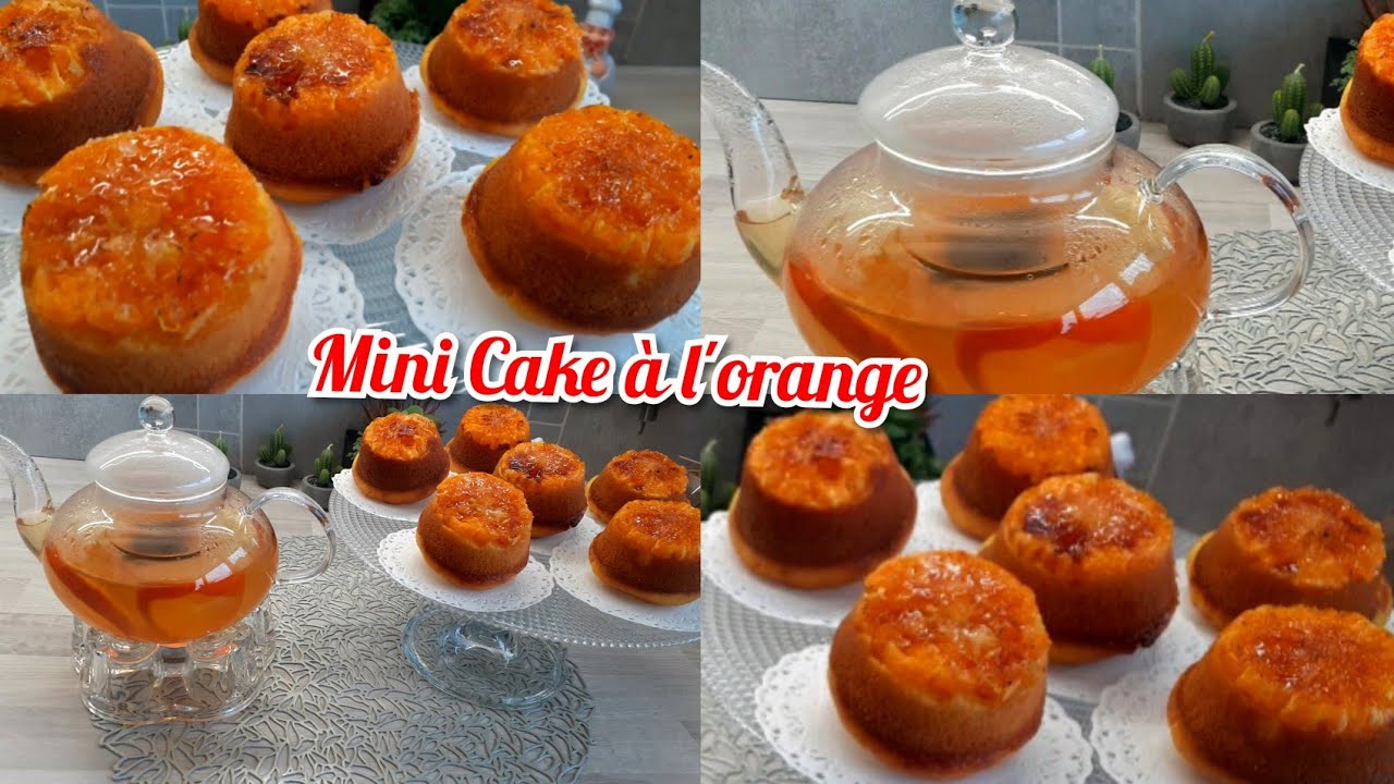 Recette Mini Cake à l'orange Et Thé  أفكار رائعة و سهلة بوصفات بالبرتقال 🍊