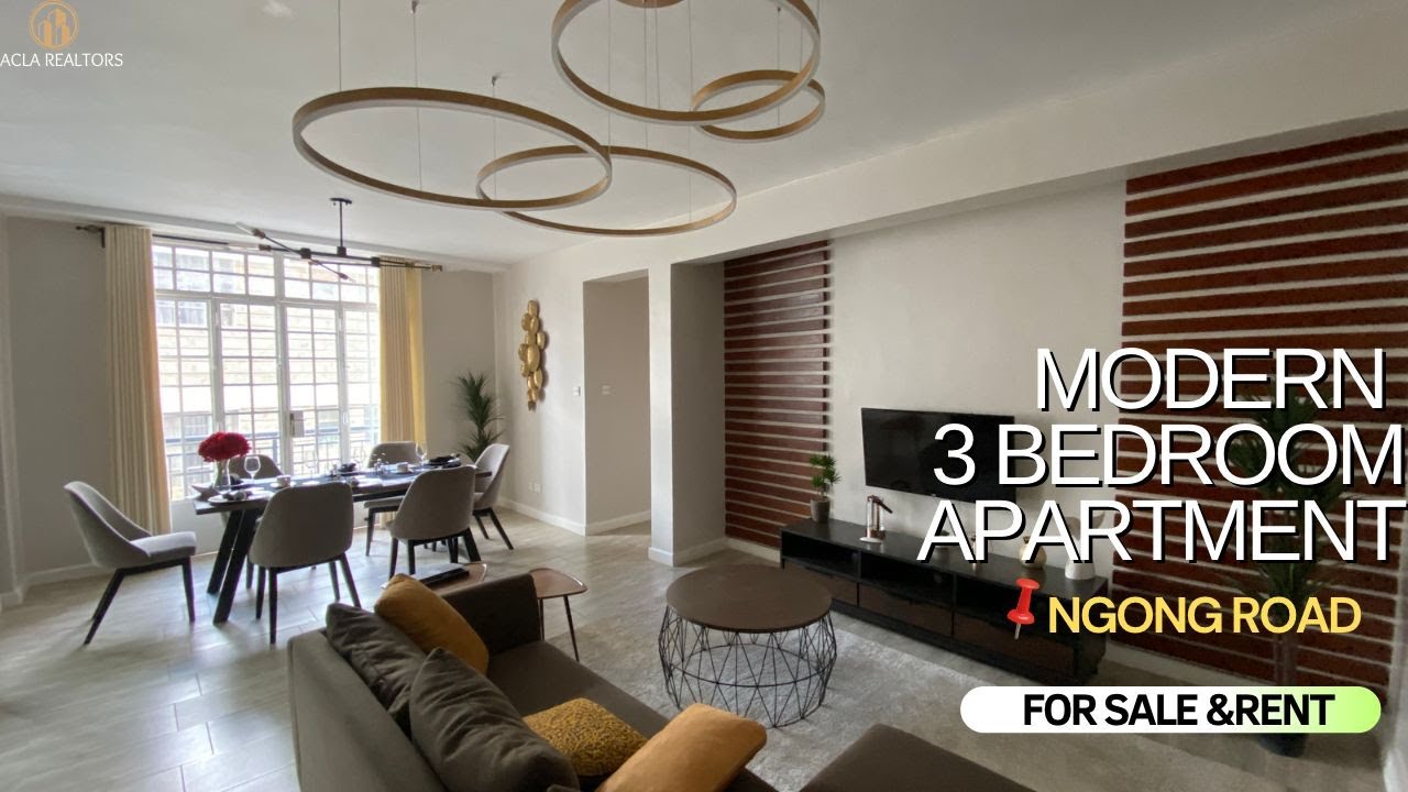 TOURING AN IMPRESSIVE MODERN 3-BEDROOM APARTMENT ALONG NGONG ROAD