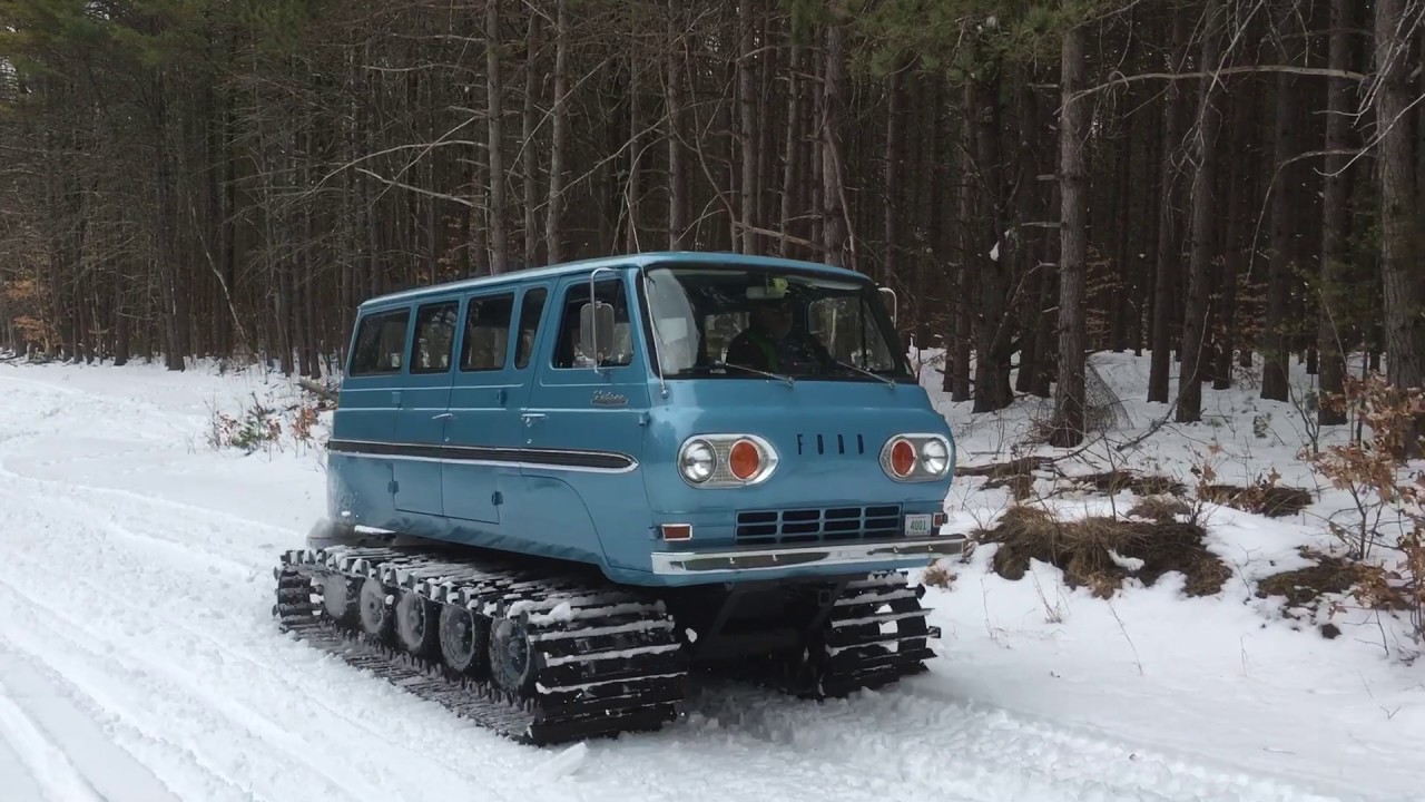 Falcon Club Wagon on a Snowcat