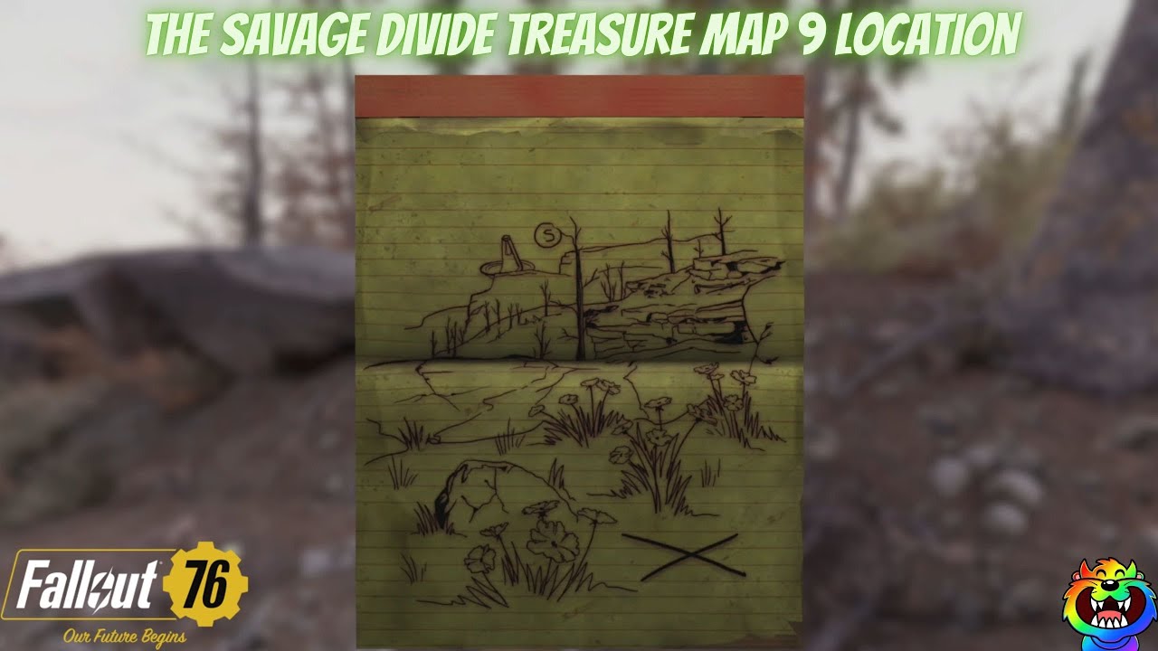 Как найти карту сокровищ Дикарского рубежа 9 #fallout76 #fallout76guide