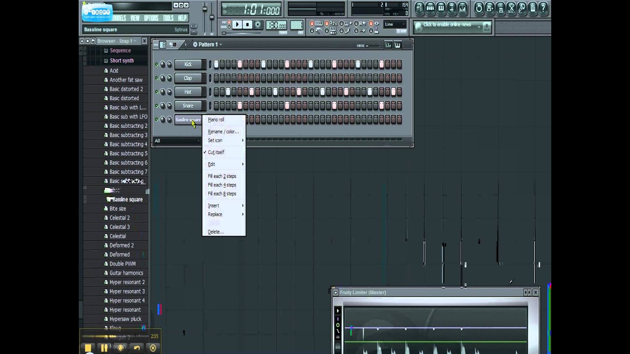 FL Studio 10 - Basic Beat And Melody - Tutorial