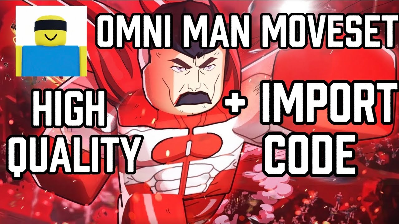 Omni Man Moveset JJS Skill Bulider Import Code