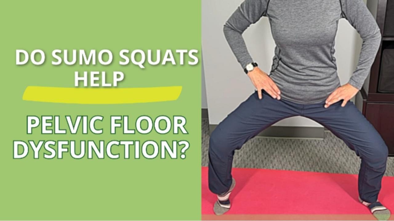 Do Sumo Squats Help Pelvic Floor Dysfunction? #pelvicfloor #hipmobility #pelvicstability
