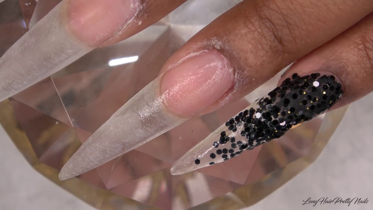 Acrylic Nails Tutorial -  How To Encapsulated Nails - Real Lace