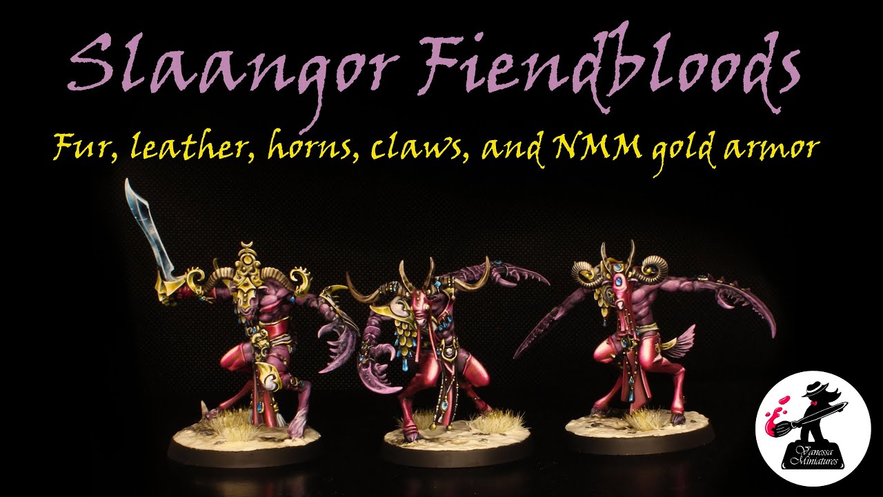 Painting Tutorial: Slaangor Fiendbloods