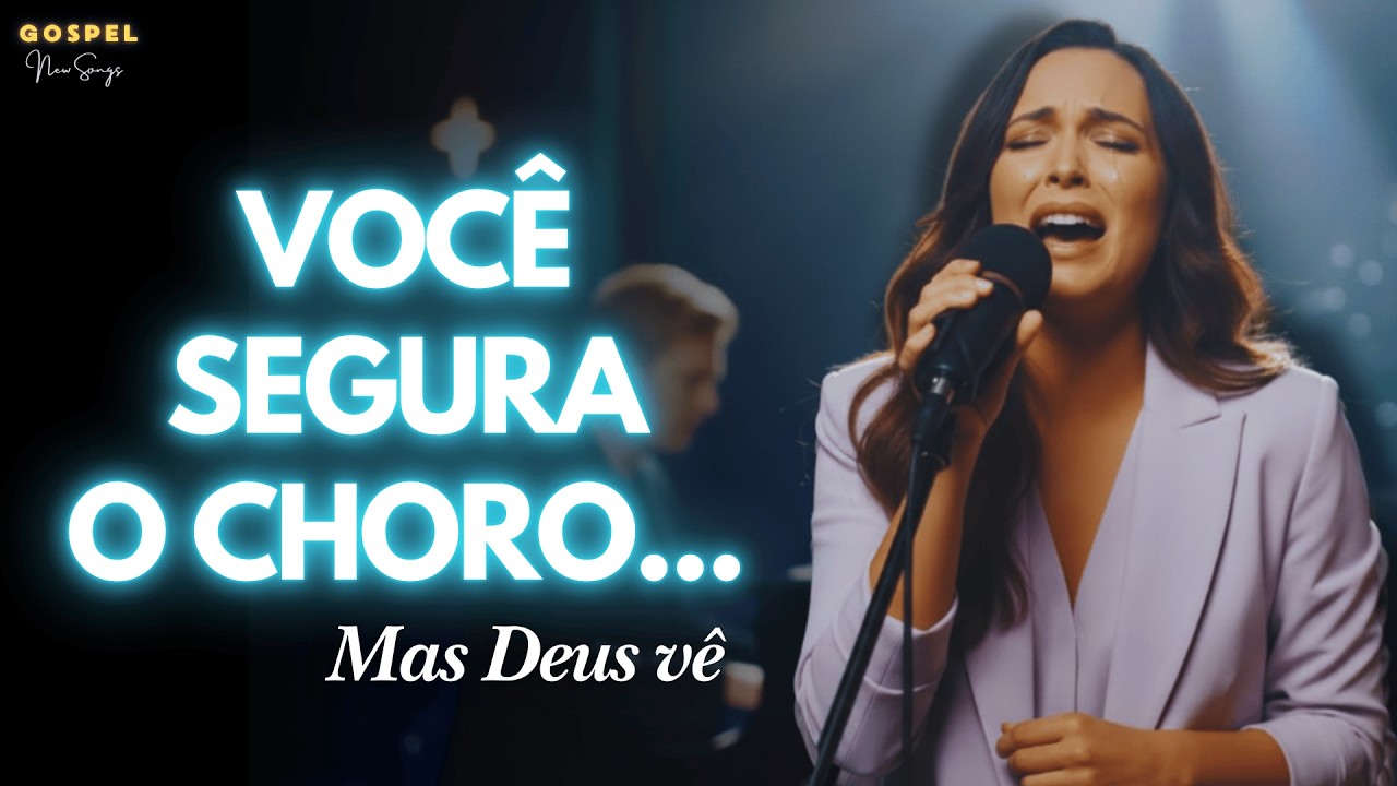 VOCÊ SEGURA O CHORO...(Mas Deus ta vendo) Inspirado Aline Barros | Louvor Gospel de Fé e restauração