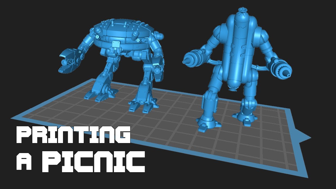 Summertime Grillin' but it's Battletech (Part 1 - Printin' and Primin')