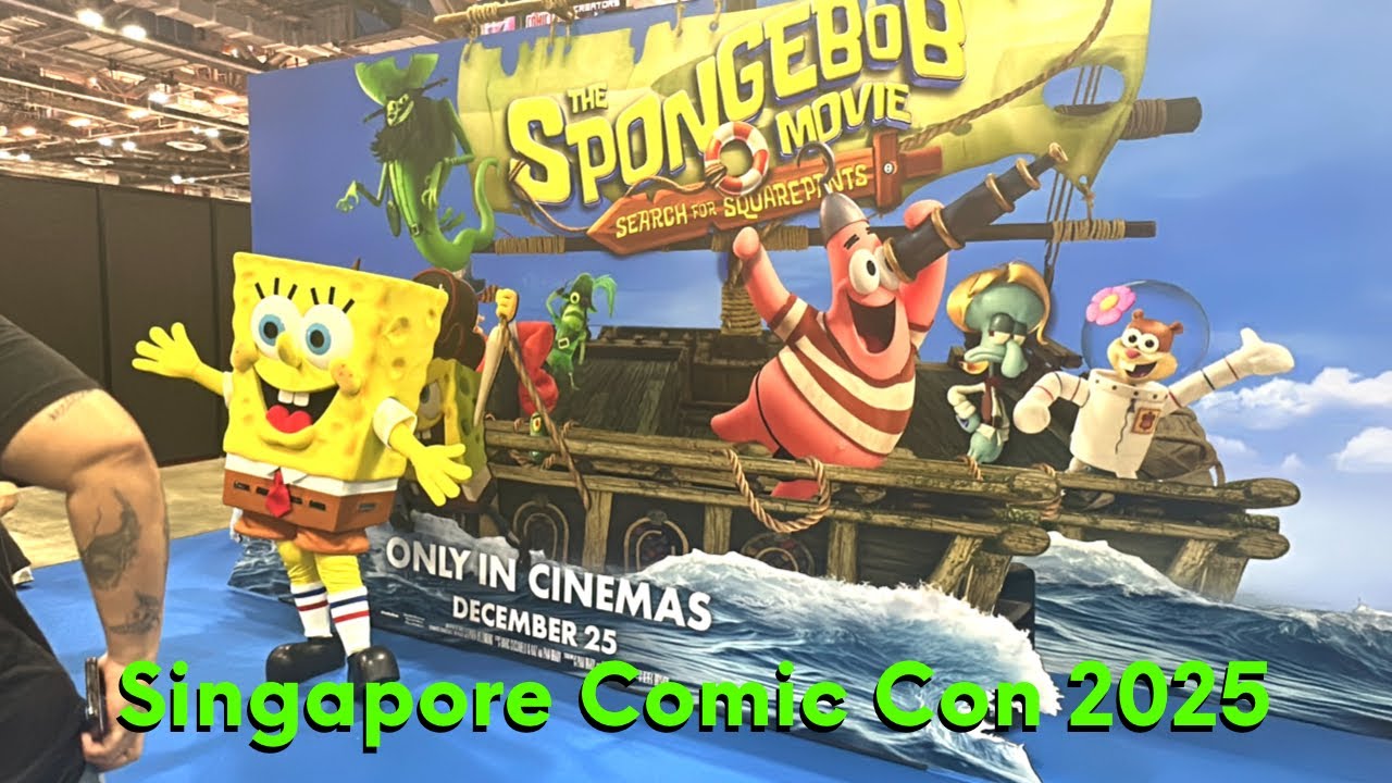 Поиск фильма «Губка Боб» для «Квадратных Штанов» на Singapore Comic Con 2025! (6 декабря 2025 г.)