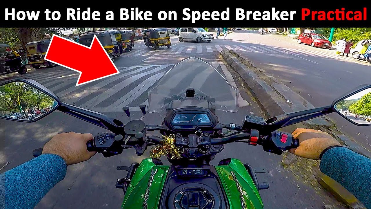 How to Ride a Bike on Speed Breaker | Speed Breaker Bike Driving | Clutch | Acceleration | Gear