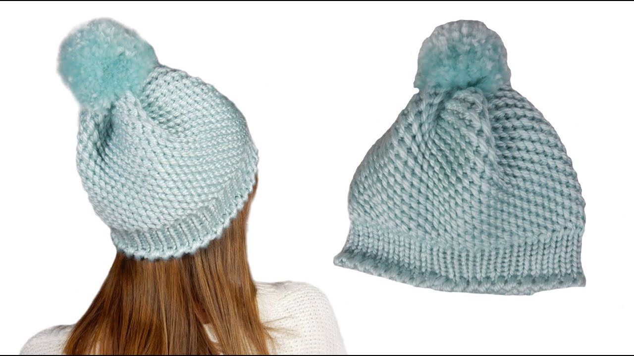 Tricotin - Tuto Bonnet Point Spirale / Loom Knitting (DIY ACTION)