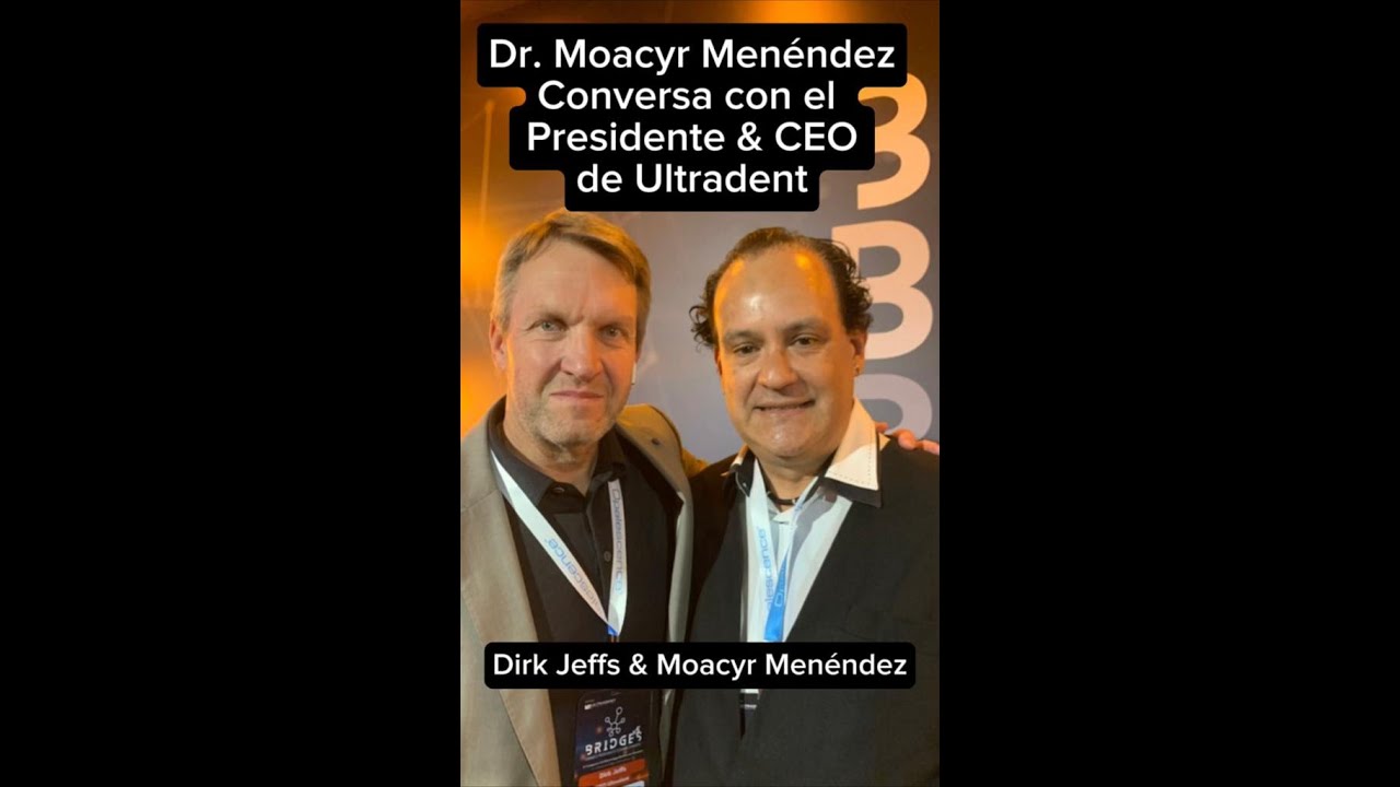Conversando con el Presidente & CEO de Ultradent Sr. Dirk Jeffs durante el 5º Congreso Bridges
