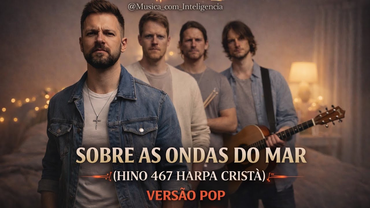 SOBRE AS ONDAS DO MAR Versão Pop (Hino 467 Harpa Cristã)