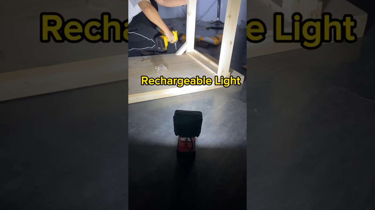 Rechargeable Light up your jobsite #milwaukee #powertools #diy #light #shorts