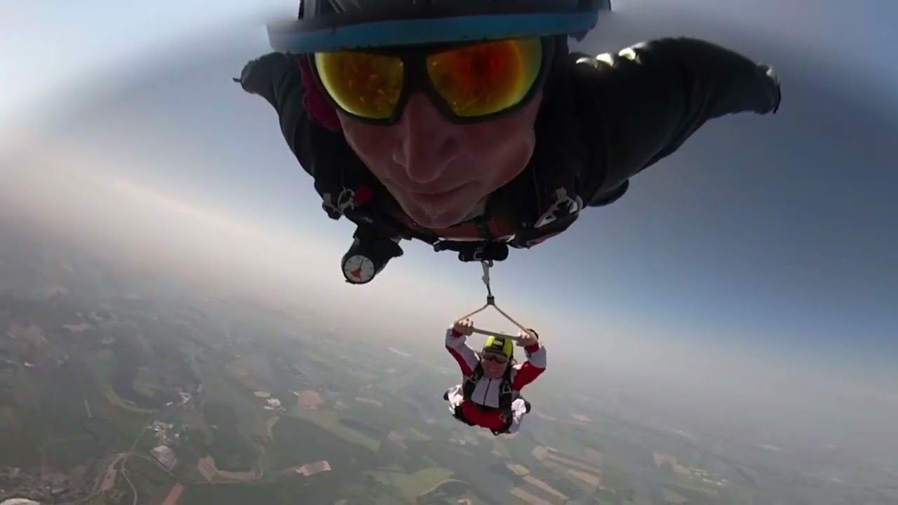 Extreme fun for seniors on a wingsuit 😀