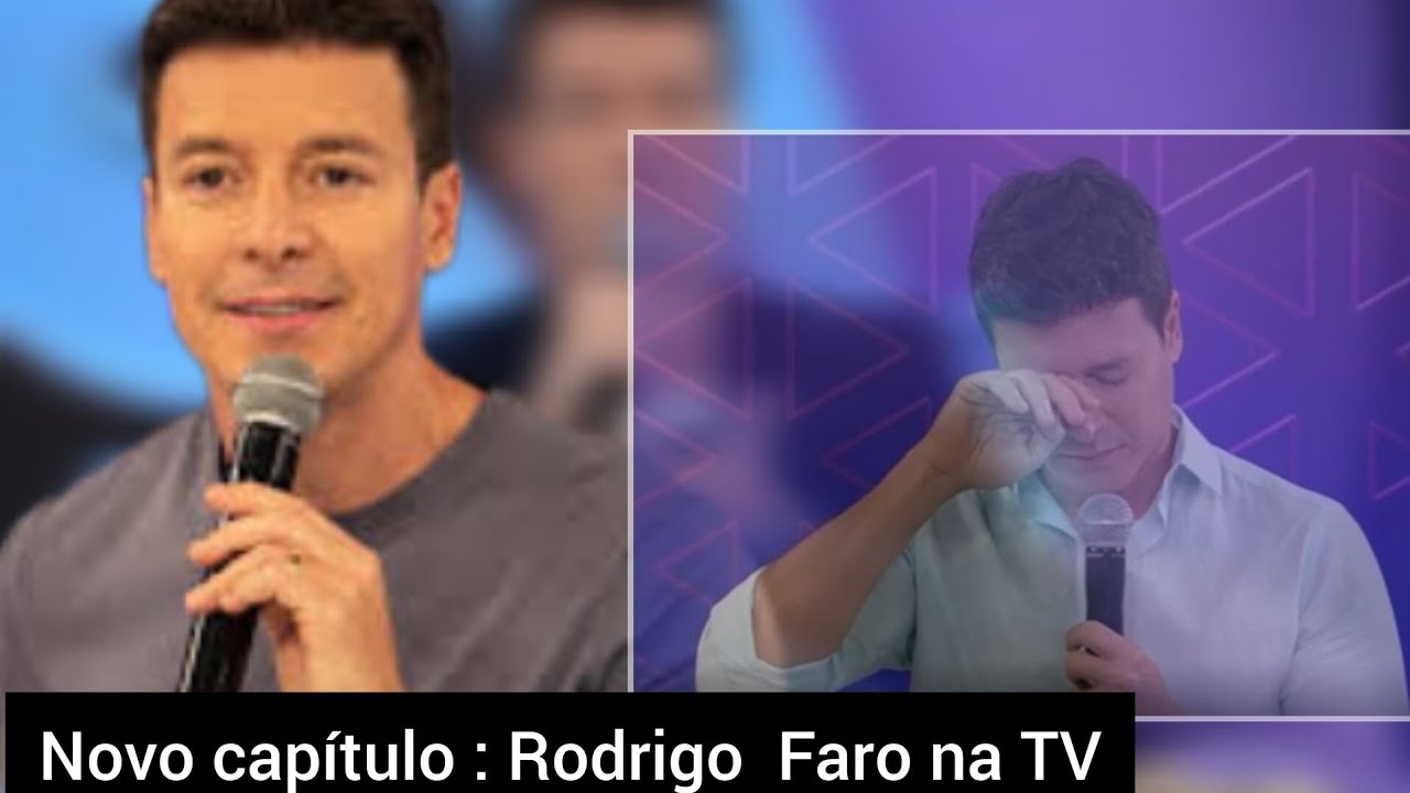 Rodrigo Faro deixa a TV Record: novo desafio à vista.