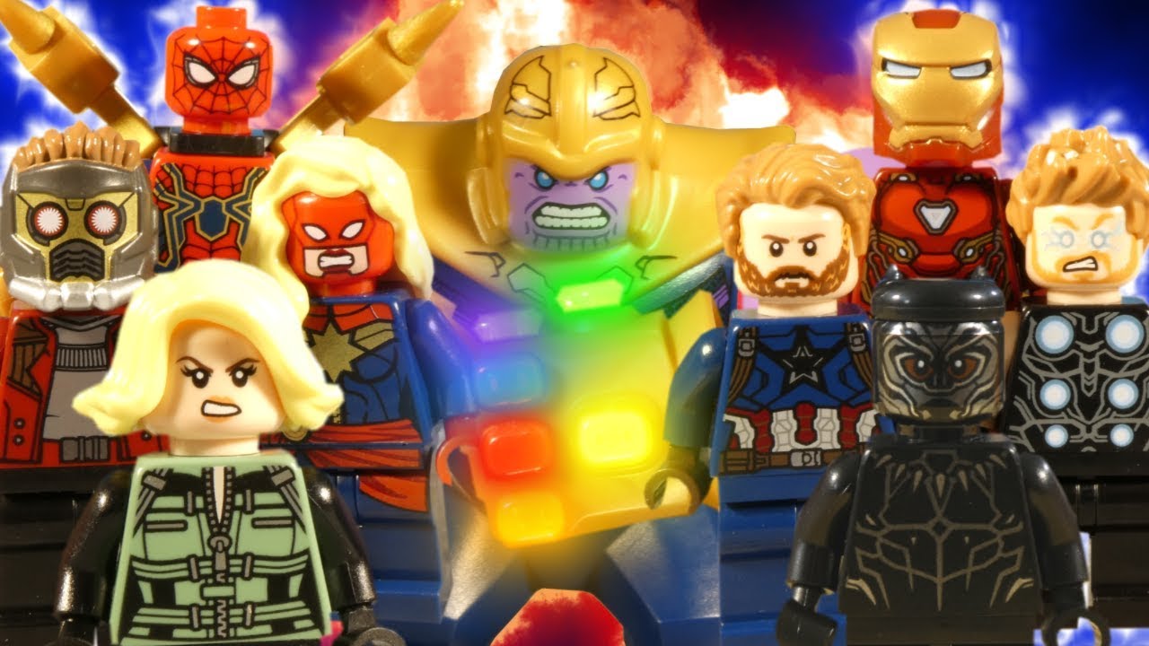LEGO AVENGERS INFINITY WAR THE MOVIE - MARVEL STOP MOTION